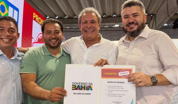 Imagens da BARRA DO MENDES CELEBRA NOVOS INVESTIMENTOS EM INFRAESTRUTURA E EDUCAÇÃO