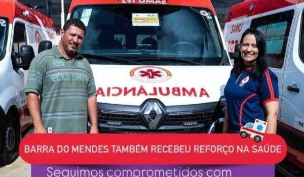 Imagens da BARRA DO MENDES É CONTEMPLADA COM MAIS UMA AMBULÂNCIA PARA O SAMU
