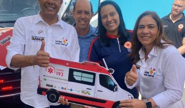 Imagens da BARRA DO MENDES É CONTEMPLADA COM MAIS UMA AMBULÂNCIA PARA O SAMU