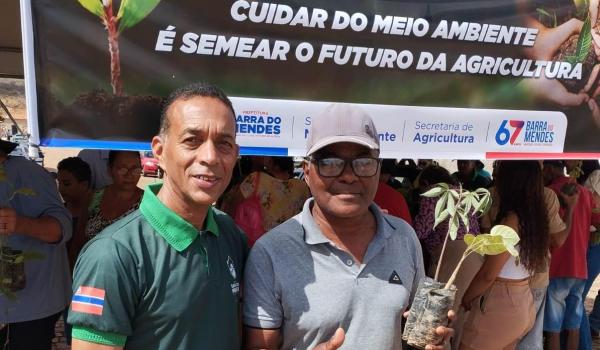 Imagens da SECRETARIA  DO MEIO AMBIENTE REALIZA DISTRIBUIÇÃO DE MUDAS