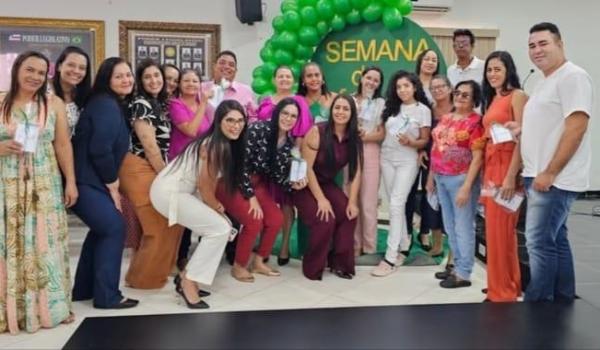 Imagens da SECRETARIA MUNICIPAL DE SAÚDE HOMENAGEIA PROFISSIONAIS DA ENFERMAGEM NO SEU DIA