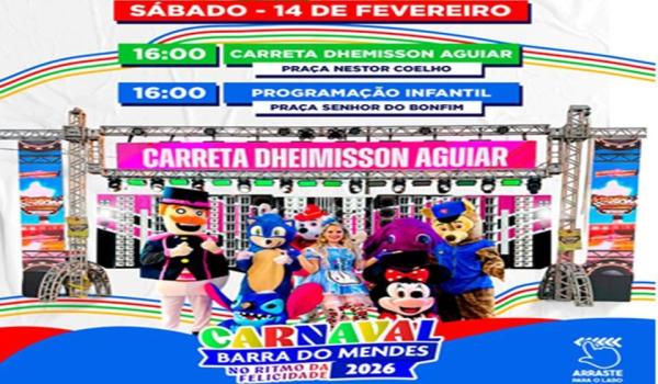 Imagens da VAI COMEÇAR O MAIOR E MELHOR CARNAVAL DE BARRA DO MENDES DE TODOS OS TEMPOS