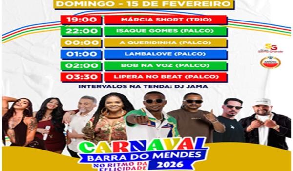 Imagens da VAI COMEÇAR O MAIOR E MELHOR CARNAVAL DE BARRA DO MENDES DE TODOS OS TEMPOS