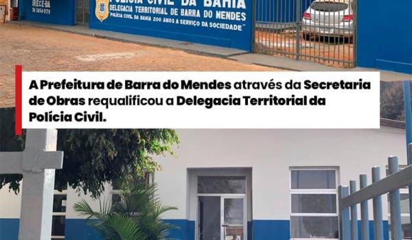 ANTES E DEPOIS DA DELEGACIA DA POLÍCIA CIVIL DE BARRA DO MENDES ANTES E DEPOIS DA DELEGACIA DA POLÍCIA CIVIL DE BARRA...