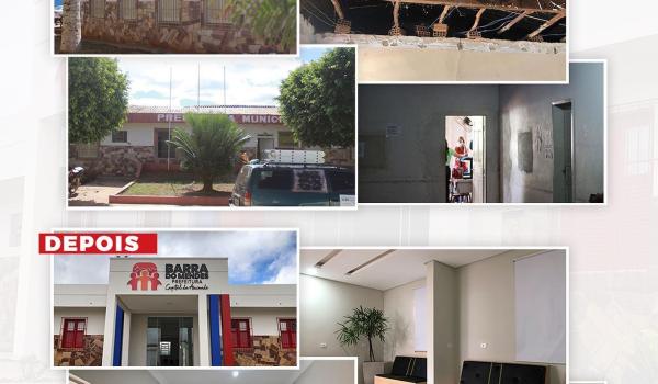 ANTES E DEPOIS DA PREFEITURA DE BARRA DO MENDES